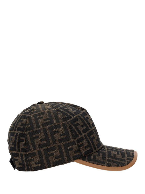 Fendi Brown ff Baseball Cap - Men - Piano Luigi