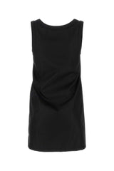 Prada Logo Plaque Sleeveless Mini Dress - Women - Piano Luigi