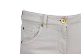 Brunello Cucinelli Pantalone A 5 Tasche In Drill Di Cotone Stretch Con Monile Sulla Tasca Posteriore - Women - Piano Luigi