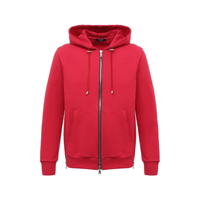 Balmain Hooded Zipped Sweatshirt - Men - Piano Luigi