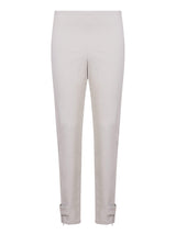 Moncler White Mid-rise Trousers - Women - Piano Luigi