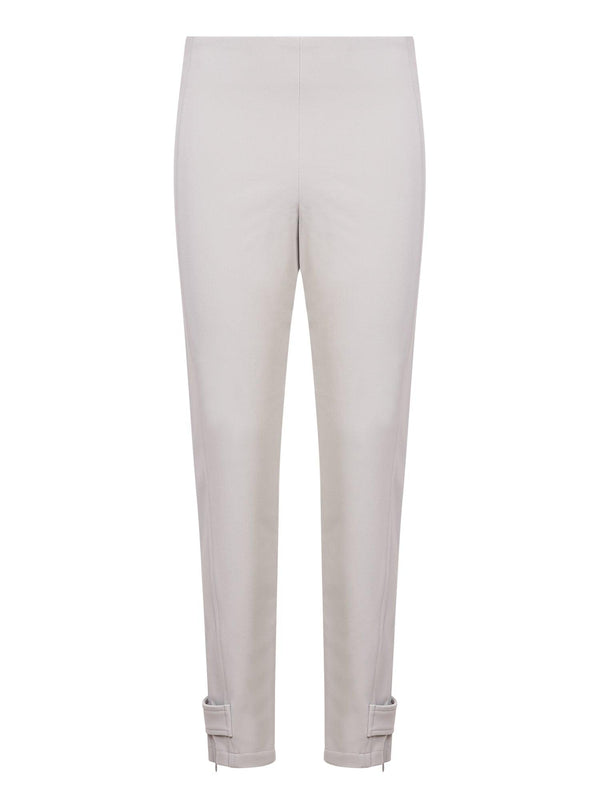 Moncler White Mid-rise Trousers - Women - Piano Luigi