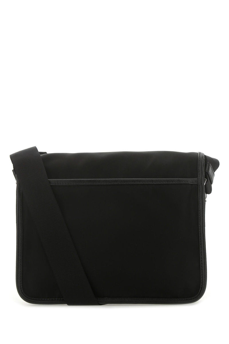 Prada Black Re-nylon Crossbody Bag - Men - Piano Luigi