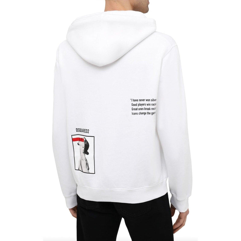 Dsquared2 Logo Hooded Sweatshirt - Men - Piano Luigi