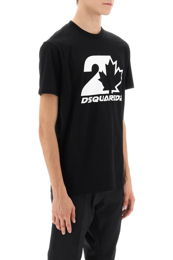 Dsquared2 Logo Print Regular T-shirt - Men - Piano Luigi
