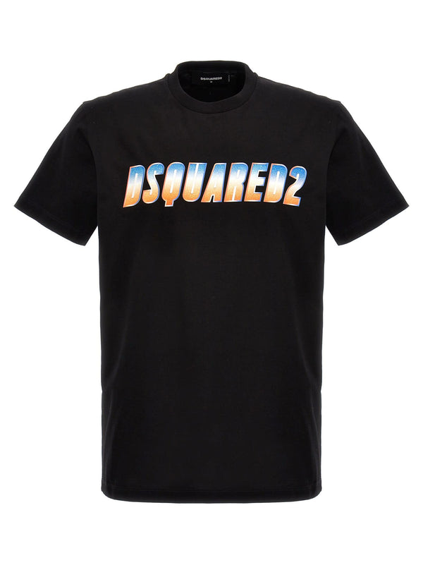 Dsquared2 Logo Print T-shirt - Men - Piano Luigi