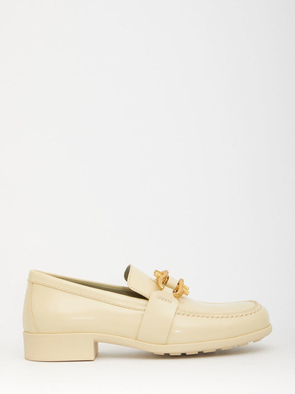 Bottega Veneta Monsieur Cream Loafers - Women - Piano Luigi