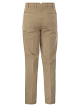 Brunello Cucinelli Italian Fit Cotton Gabardine Trousers - Men - Piano Luigi