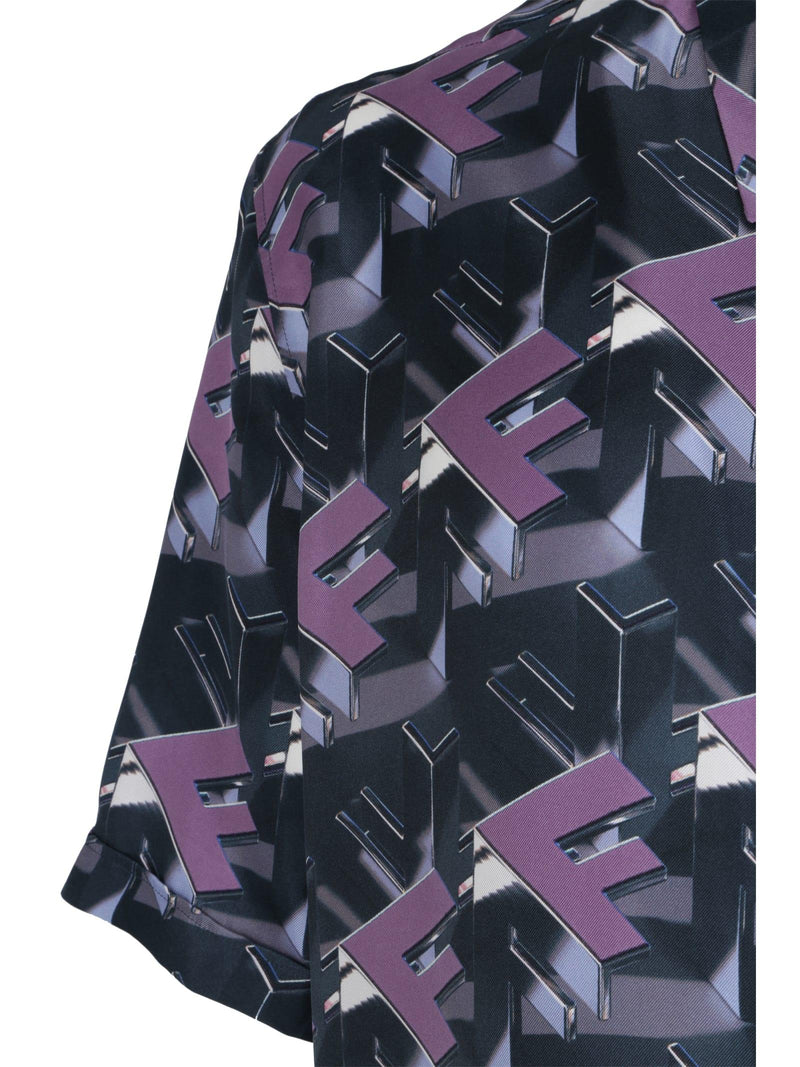 Fendi Multicolour Silk Shirt - Men - Piano Luigi