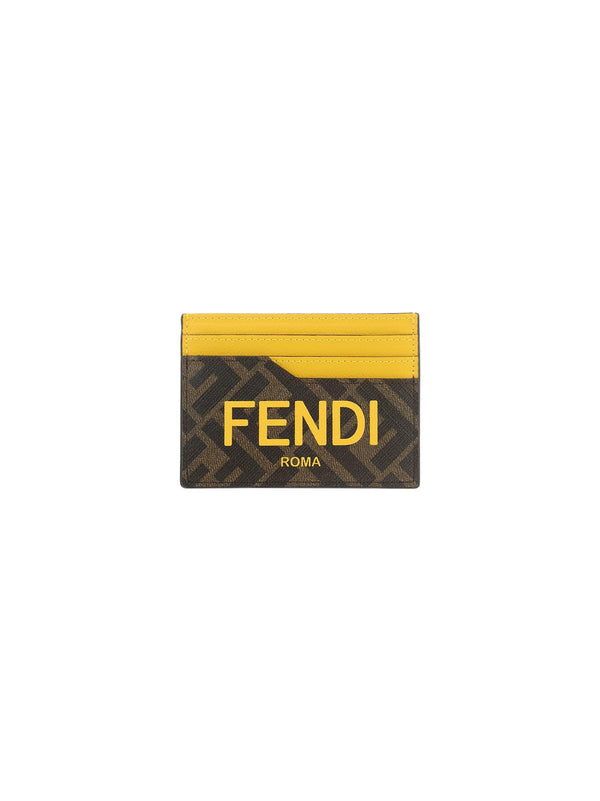 Fendi Ff Card Holder - Men - Piano Luigi