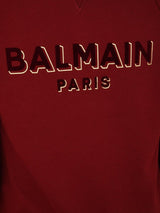 Balmain Flock And Foil Sweatshirt - Men - Piano Luigi