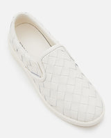 Bottega Veneta Slip-on Leather Sneakers - Women - Piano Luigi