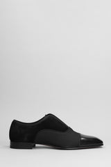 Christian Louboutin Alpha Male Flat Loafers In Black Suede - Men - Piano Luigi