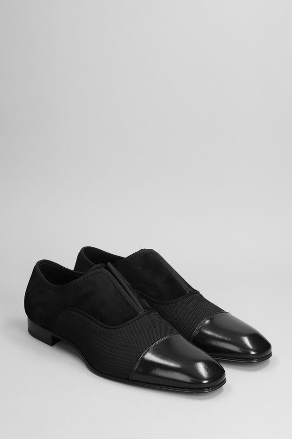 Christian Louboutin Alpha Male Flat Loafers In Black Suede - Men - Piano Luigi