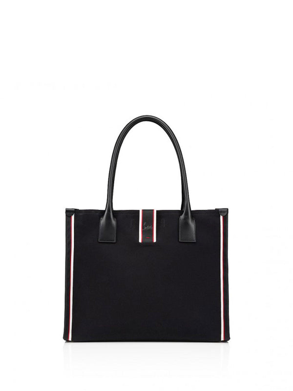 Christian Louboutin Astroloubi F.a.v. L Tote Bag In Canva And Calf Leather - Women - Piano Luigi