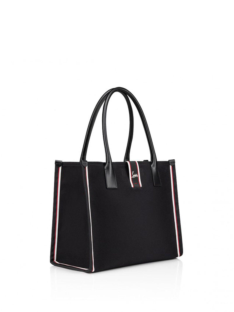 Christian Louboutin Astroloubi F.a.v. L Tote Bag In Canva And Calf Leather - Women - Piano Luigi