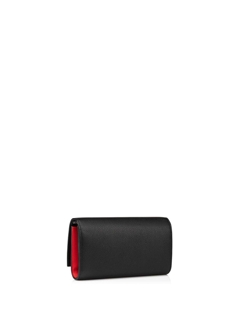 Christian Louboutin By My Side Chain Wallet In Grained Leather - Women - Piano Luigi