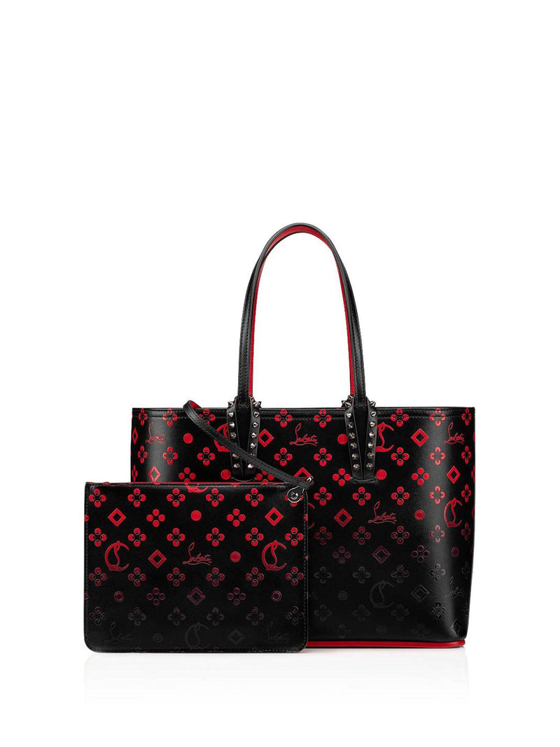 Christian Louboutin Cabata Bag In Leather With All-over Logo - Women - Piano Luigi