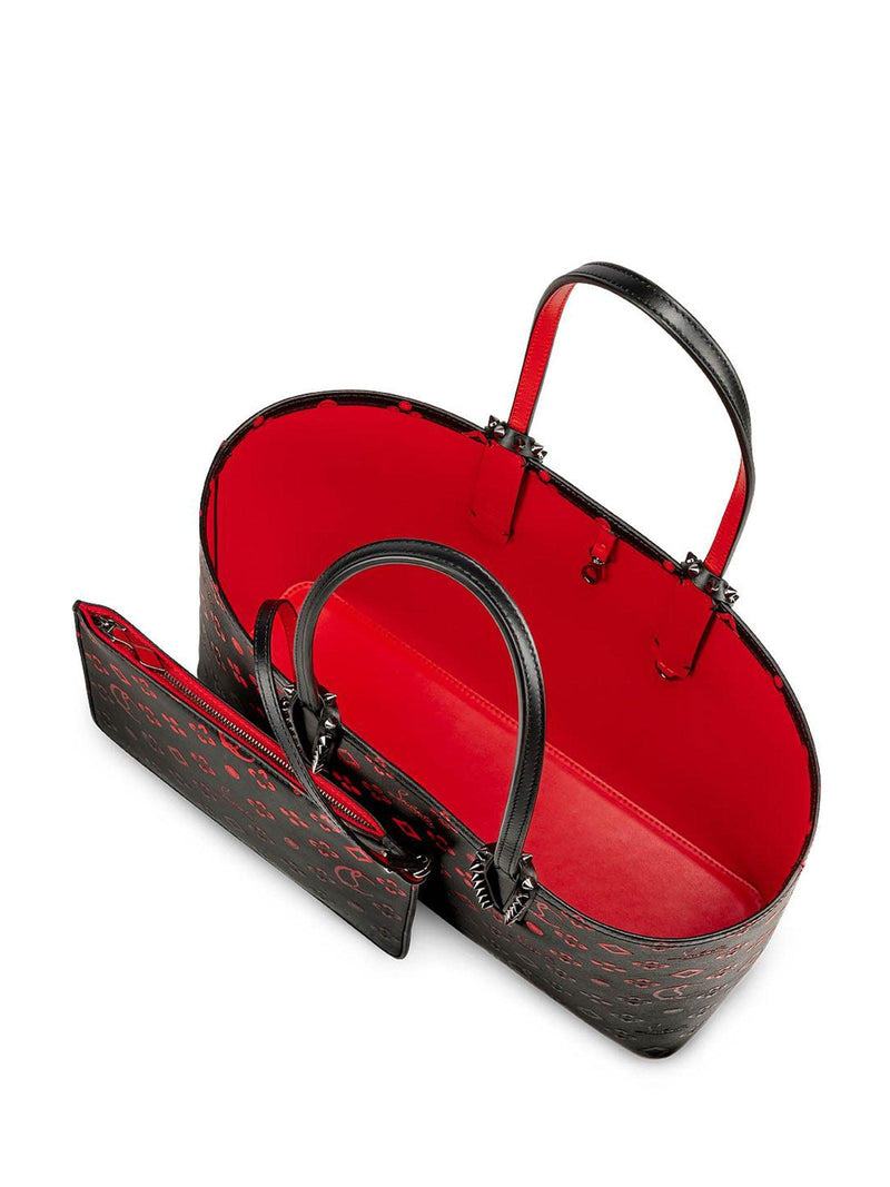 Christian Louboutin Cabata Bag In Leather With All-over Logo - Women - Piano Luigi