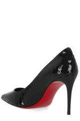 Christian Louboutin Embossed Pointed-toe Pumps - Women - Piano Luigi