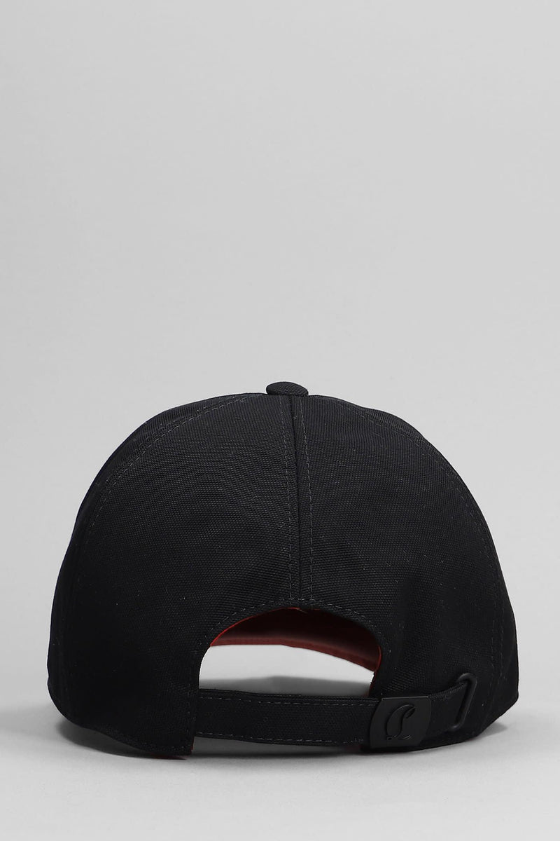 Christian Louboutin Hats In Black Cotton - Men - Piano Luigi