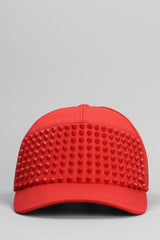 Christian Louboutin Hats In Red Cotton - Men - Piano Luigi