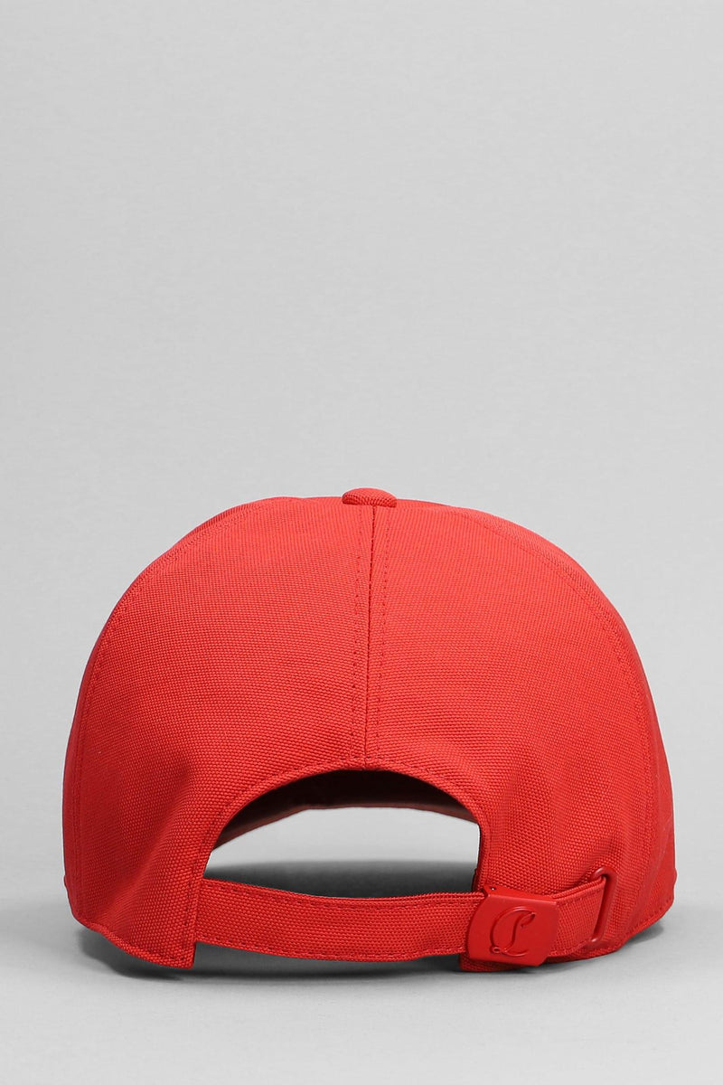 Christian Louboutin Hats In Red Cotton - Men - Piano Luigi