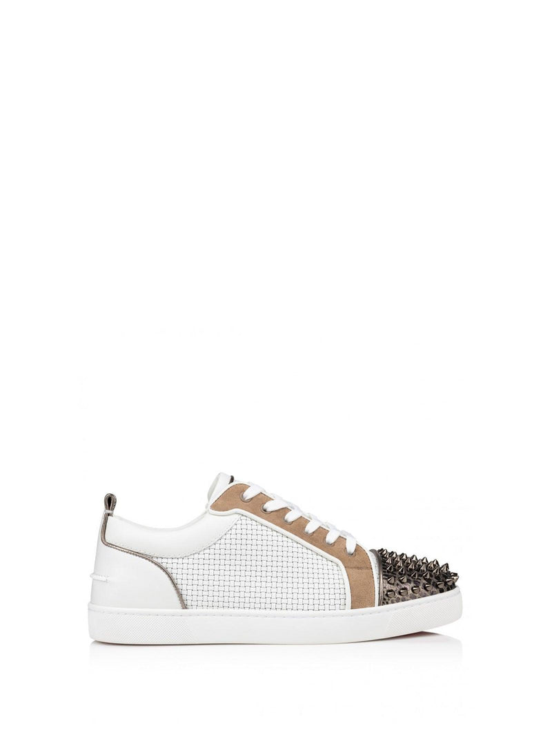 Christian Louboutin Leather Sneakers With Spikes - Men - Piano Luigi