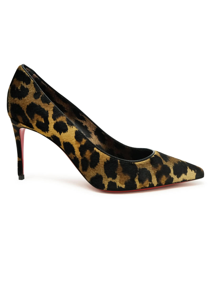 Christian Louboutin Leopard Pony Kitty Kate Pumps - Women - Piano Luigi