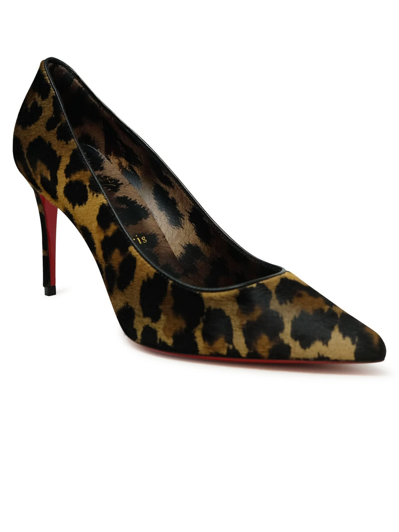 Christian Louboutin Leopard Pony Kitty Kate Pumps - Women - Piano Luigi