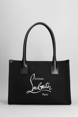 Christian Louboutin Nastroloubi Tote In Black Cotton - Women - Piano Luigi