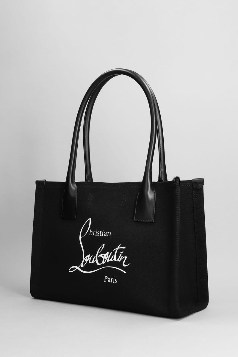 Christian Louboutin Nastroloubi Tote In Black Cotton - Women - Piano Luigi