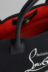 Christian Louboutin Nastroloubi Tote In Black Cotton - Women - Piano Luigi