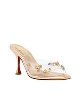 Christian Louboutin Peach Nappa Pvc Degraqueen 85 Sandals - Women - Piano Luigi