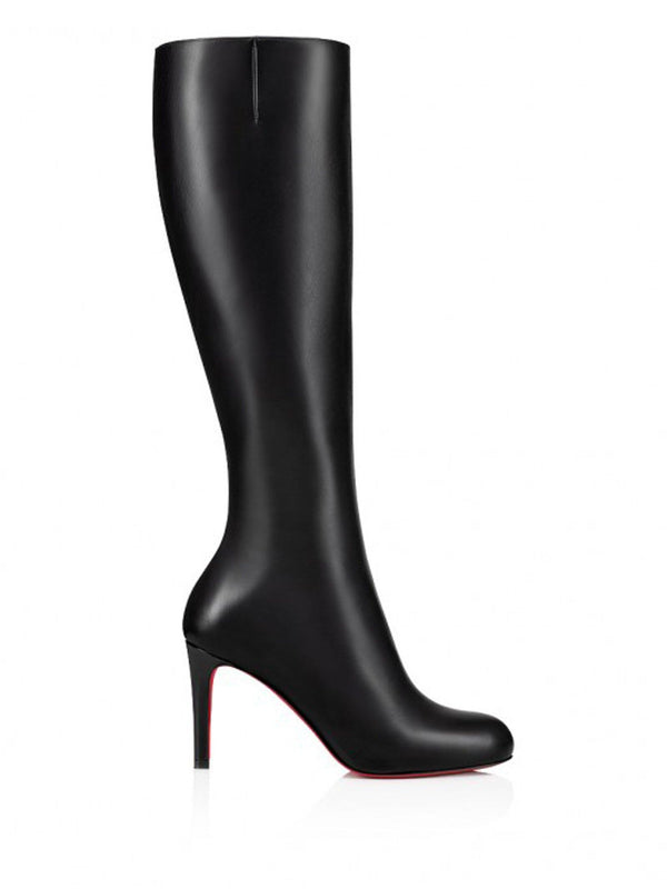 Christian Louboutin Pumppie Botta Boots In Black Calf Leather - Women - Piano Luigi