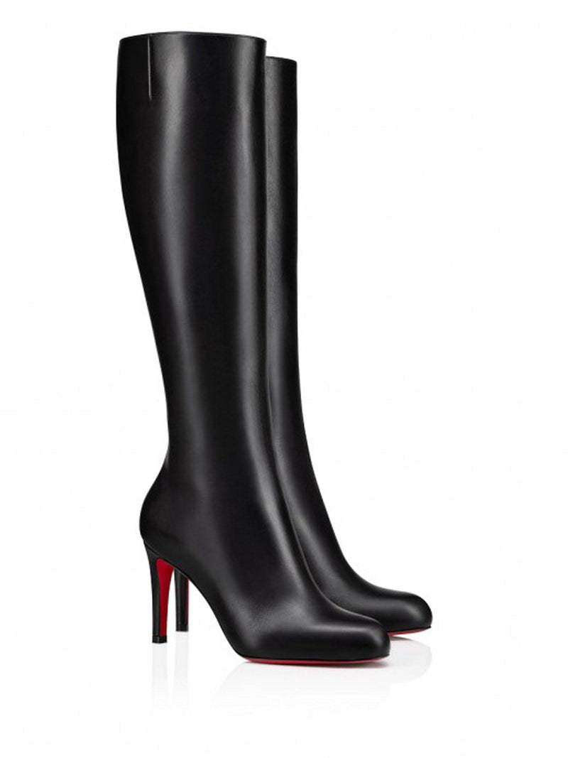 Christian Louboutin Pumppie Botta Boots In Black Calf Leather - Women - Piano Luigi