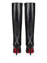 Christian Louboutin Pumppie Botta Boots In Black Calf Leather - Women - Piano Luigi