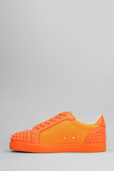 Christian Louboutin Seavaste 2 Orlato Sneakers In Orange Leather - Men - Piano Luigi