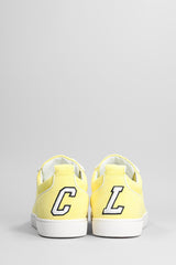 Christian Louboutin Varsi Junior Spikes Sneakers In Yellow Suede - Men - Piano Luigi