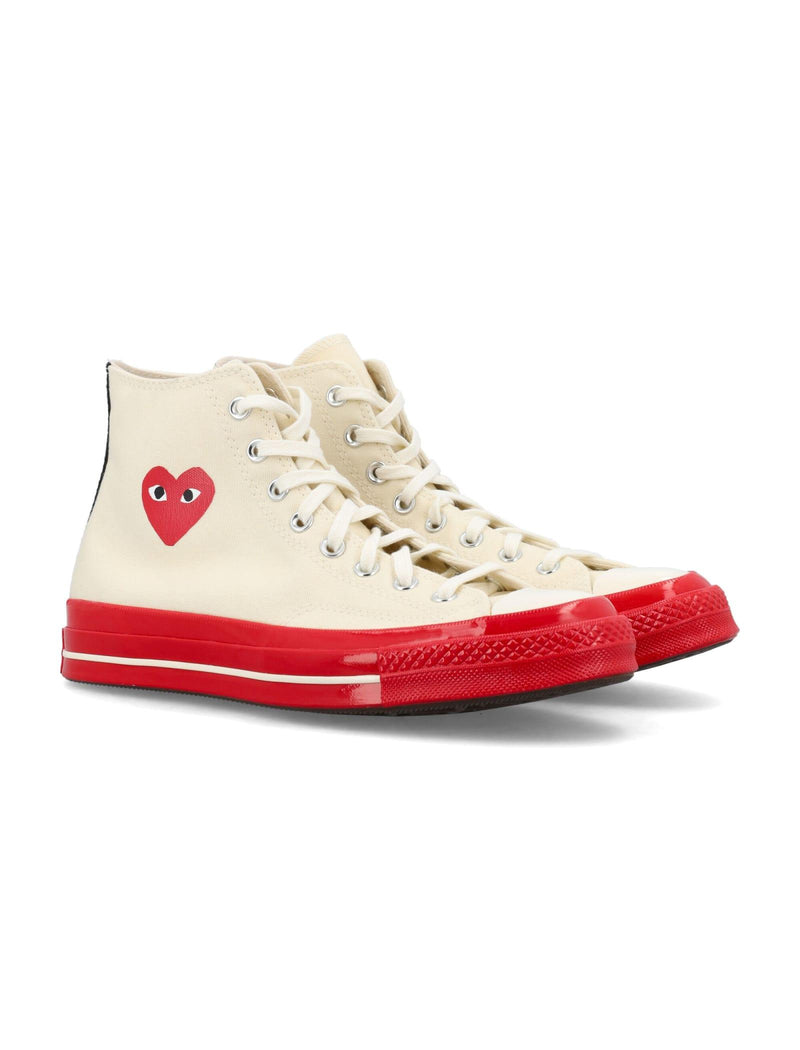 Comme des Garçons Chuck 70 Cdg High Red Sole - Unisex - Piano Luigi