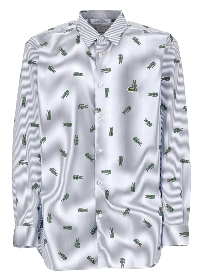 Comme des Garçons Cotton Shirt Comme Des Garcons X Lacoste - Men - Piano Luigi