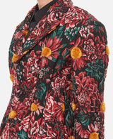 Comme des Garçons Flower Print Fitted Jacket - Women - Piano Luigi