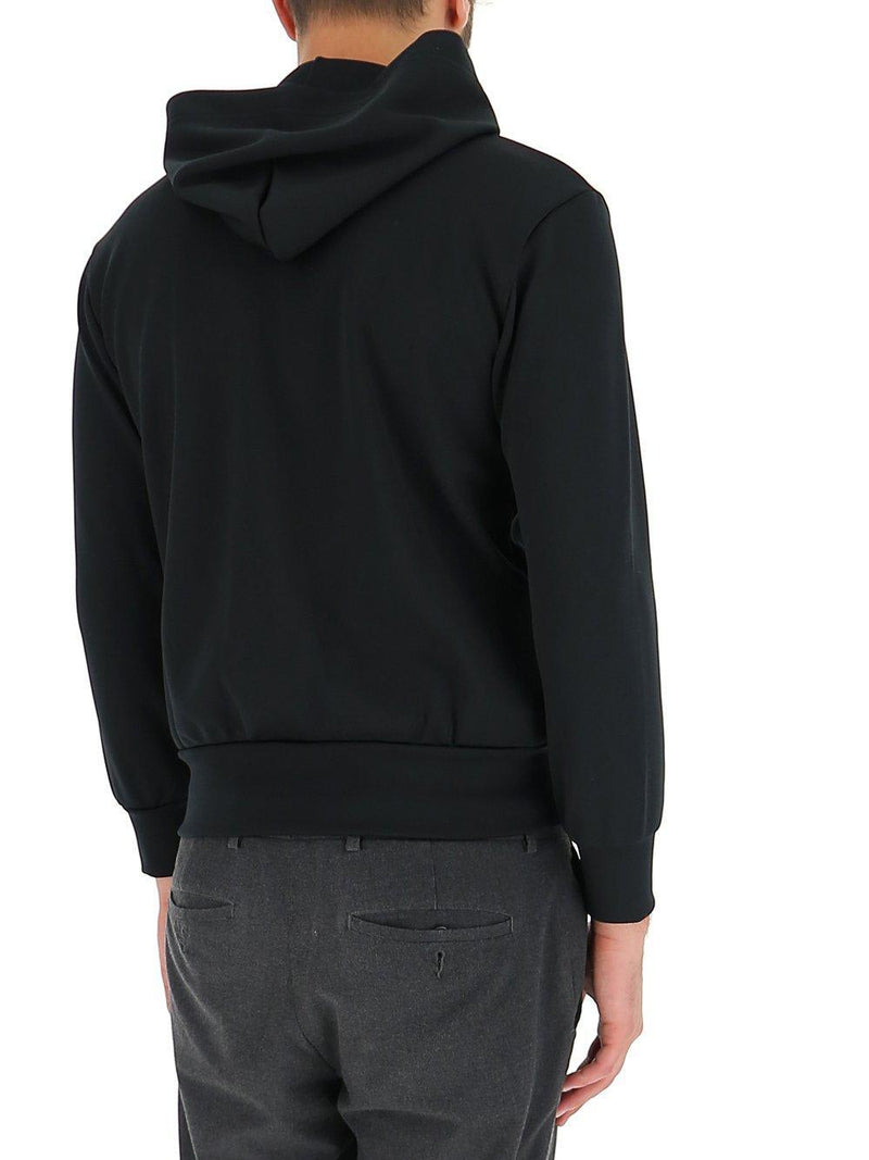 Comme des Garçons Heart Embroidered Hoodie - Men - Piano Luigi