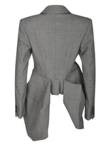 Comme des Garçons Houndstooth Layered Blazer - Women - Piano Luigi