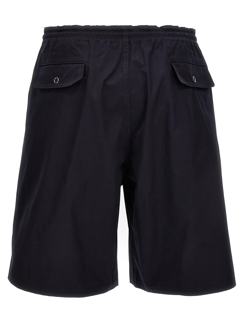 Comme des Garçons Logo Cotton Bermuda Shorts - Men - Piano Luigi