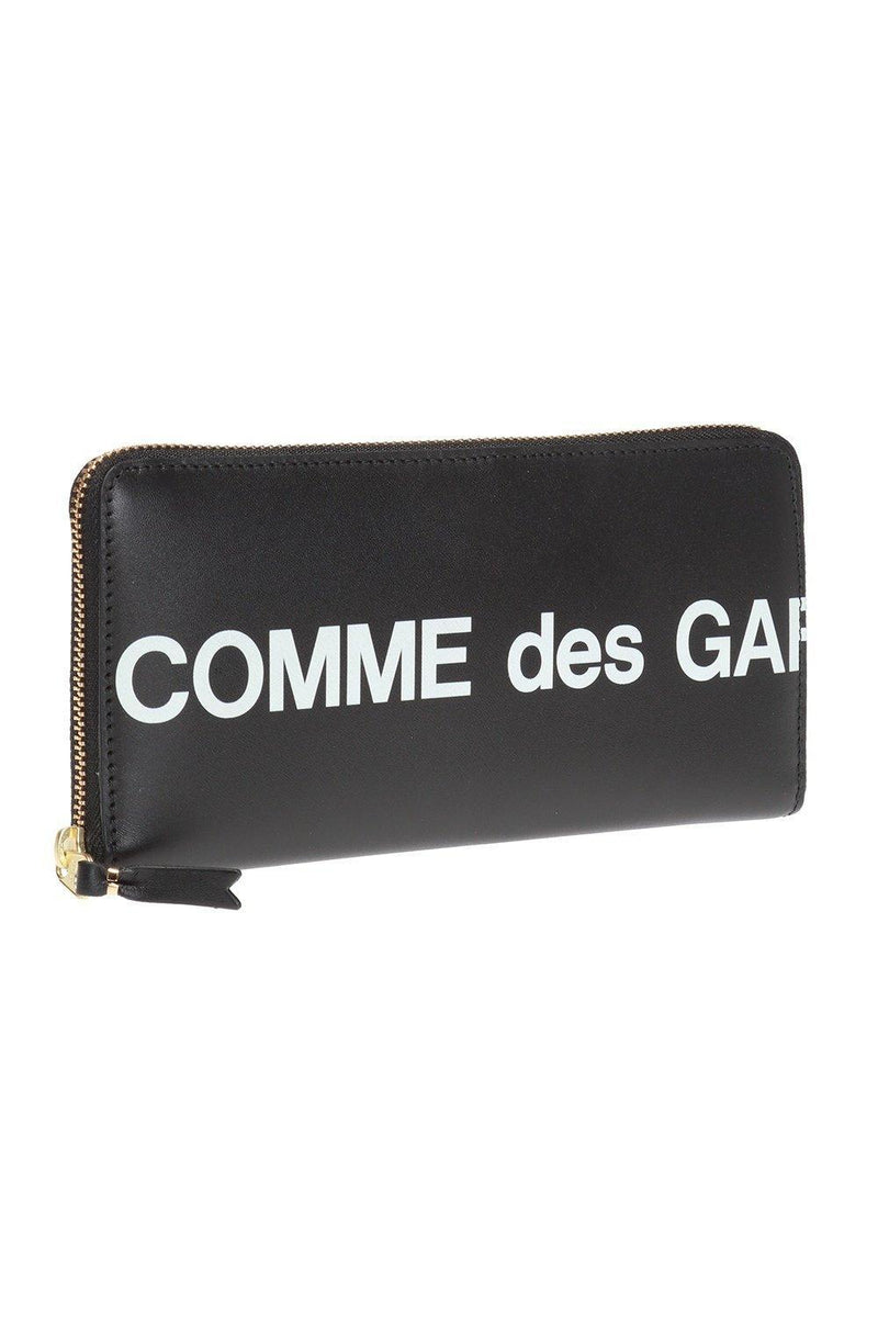 Comme des Garçons Logo Printed Zipped Wallet - Men - Piano Luigi