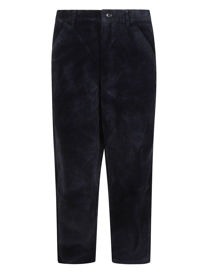 Comme des Garçons Straight Wide Leg Corduroy Trousers - Men - Piano Luigi