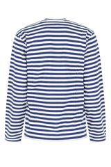 Comme des Garçons Striped Heart Crewneck Top - Men - Piano Luigi