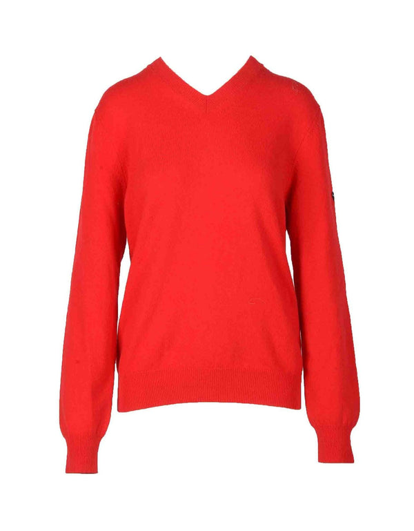 Comme des Garçons Womens Red Sweater - Women - Piano Luigi
