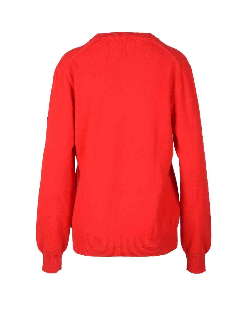 Comme des Garçons Womens Red Sweater - Women - Piano Luigi